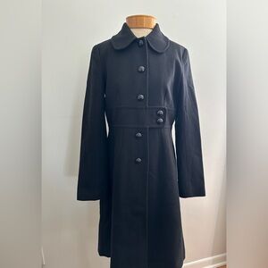 Black wool French Connection coat